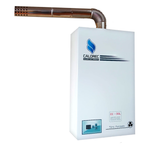 Calefón a Gas Tiro Forzado Calorec 30 Litros